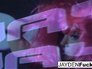 Jayden enjoys to have luxurious joy